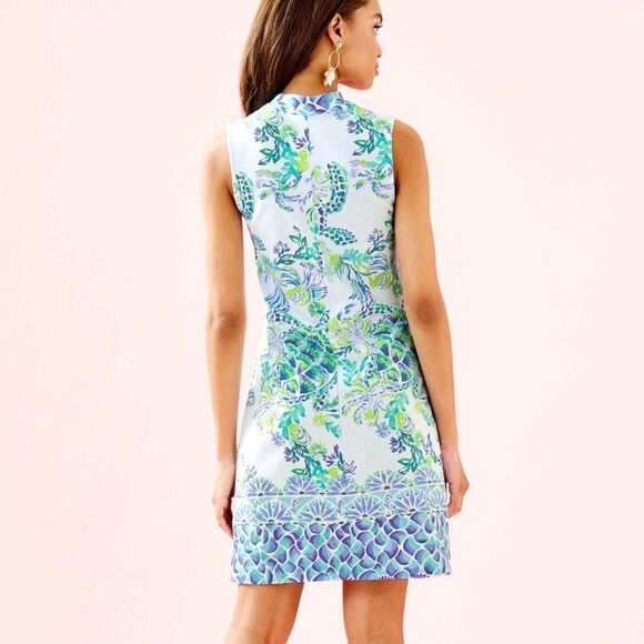 Lilly Pulitzer Larsen Island Ride Engineered French Terry Shift Dress Size XS - Picture 9 of 14